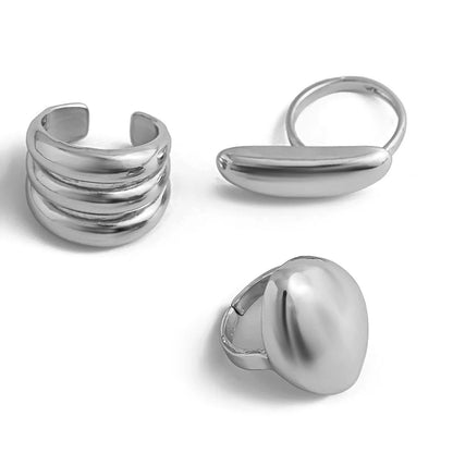 Women's Adjustable Metal Ring Set