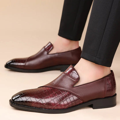 Men's Italian Leather Orthopedic Slip-On Loafers