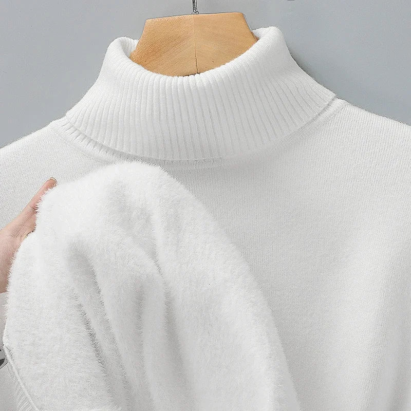Men's Merino Wool Turtleneck Sweater