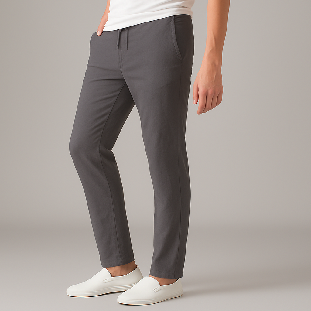 Men's Linen Drawstring Pants