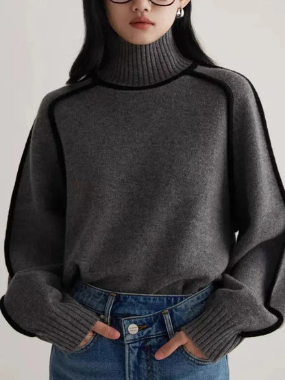 Celeste Ribbed Turtleneck Sweater