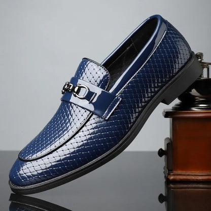 Men's Genuine Leather Slip-On Loafers