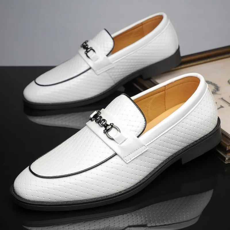 Men's Genuine Leather Slip-On Loafers