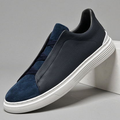 Men's Genuine Leather and Suede Orthopedic Sneakers
