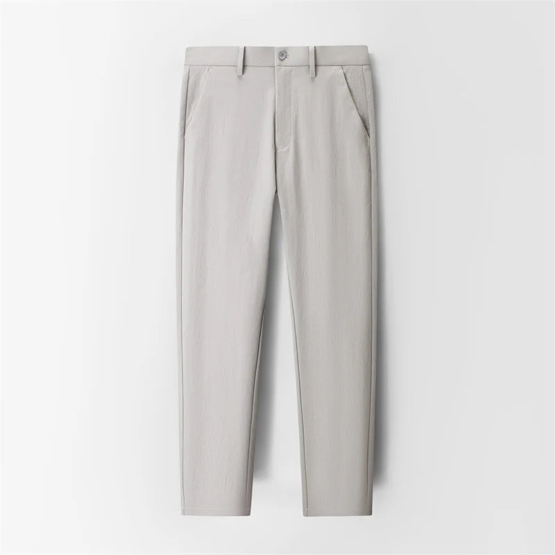 Montari Slim-Fit Cotton Trousers