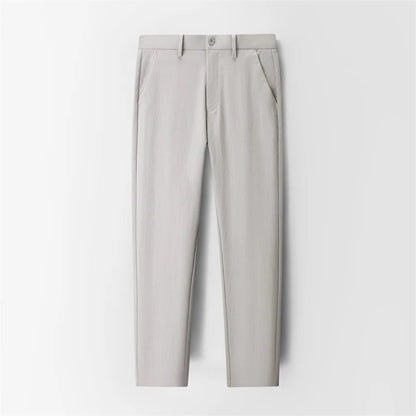 Montari Slim-Fit Cotton Trousers