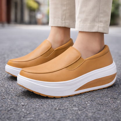 Women's Genuine Leather Orthopedic Sneakers