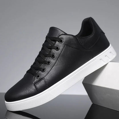 Men's Genuine Leather Low-Top Sneakers