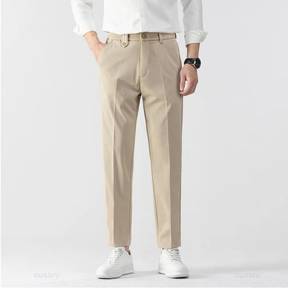 Men's Straight-Leg Dress Pants