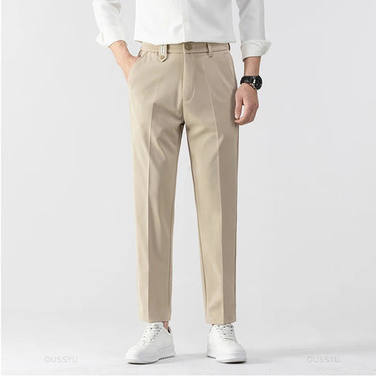Men's Straight-Leg Dress Pants