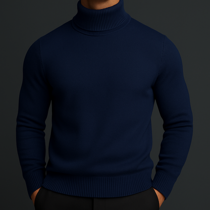 Men's Merino Wool Turtleneck Sweater