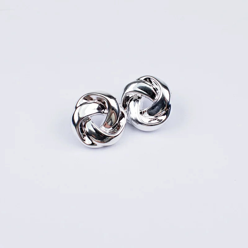 Women's Twist Snap-Closure Earrings