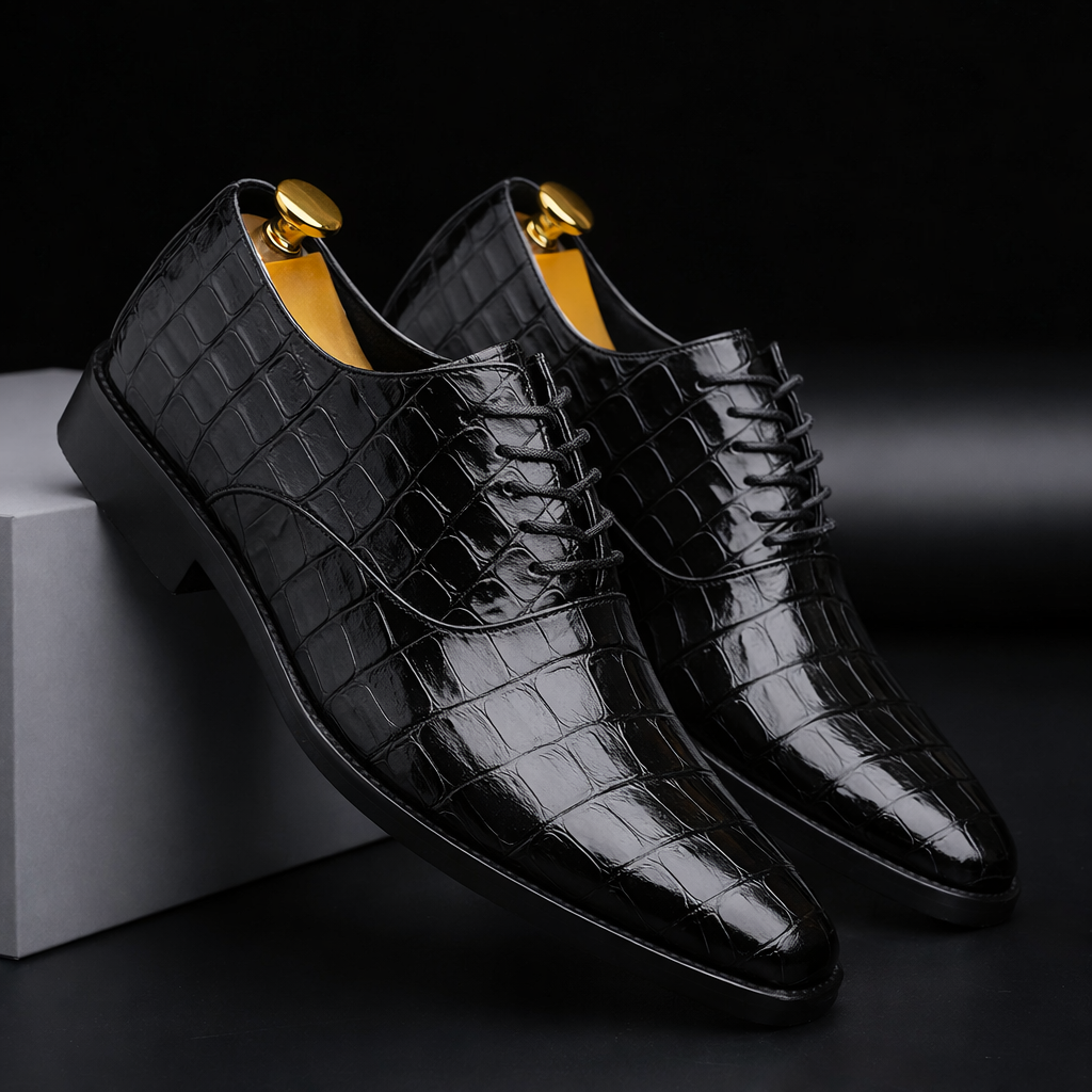 Men's Genuine Leather Orthopedic Dress Shoes