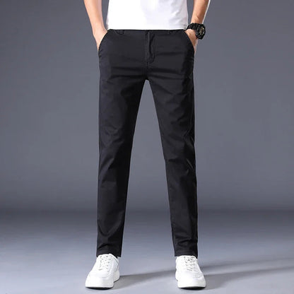 Calvero Slim Fit Cotton Dress Pants