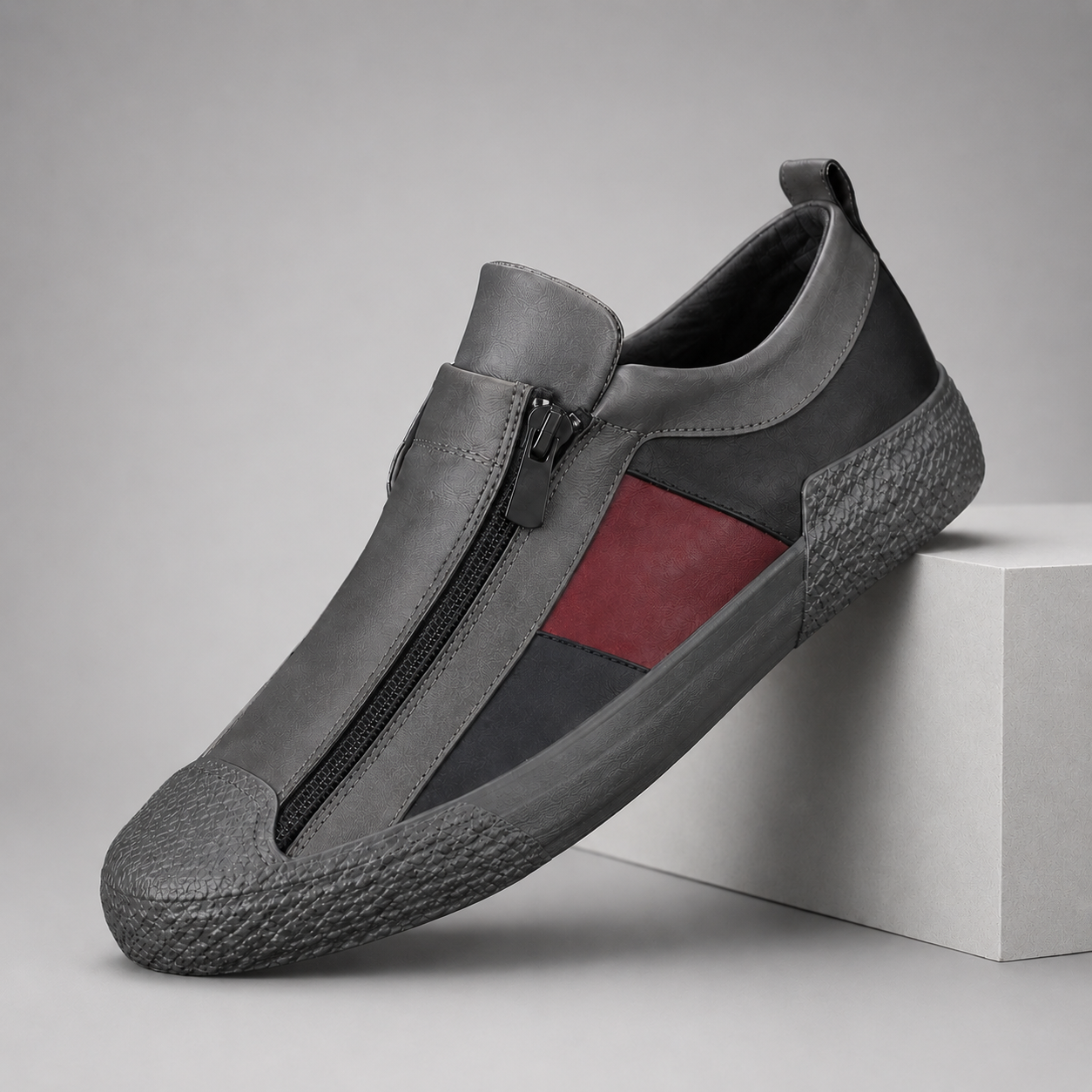 Women's Genuine Leather Orthopedic Slip-On Sneakers