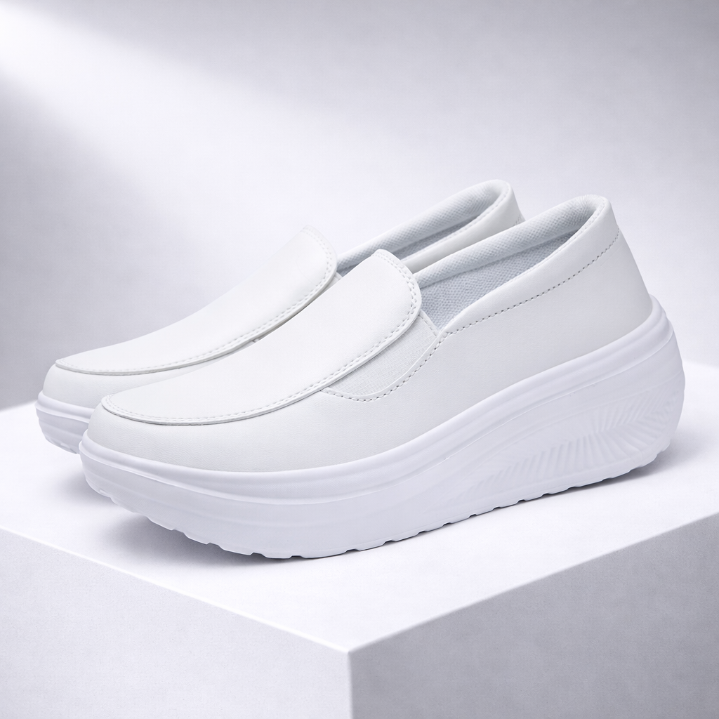 Women's Genuine Leather Orthopedic Sneakers