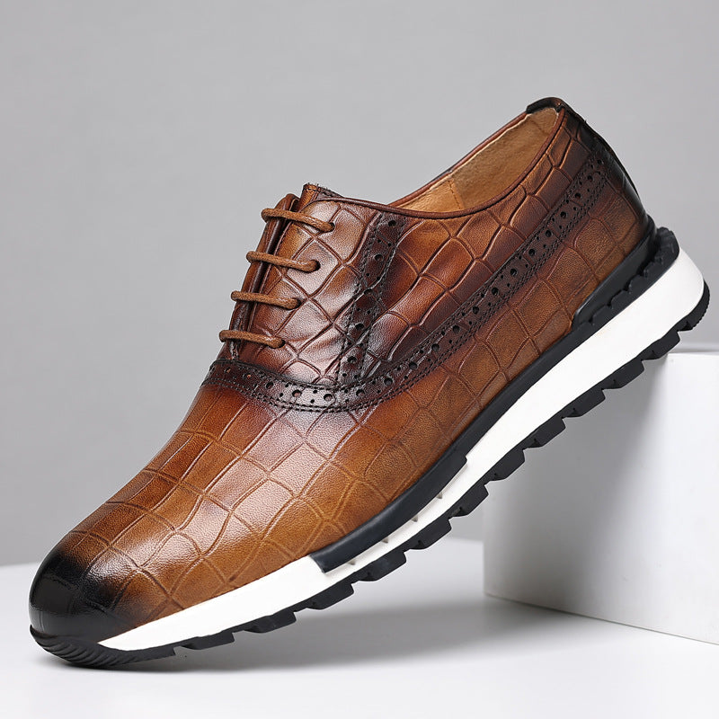 Men's Genuine Leather Orthopedic Dress Shoes