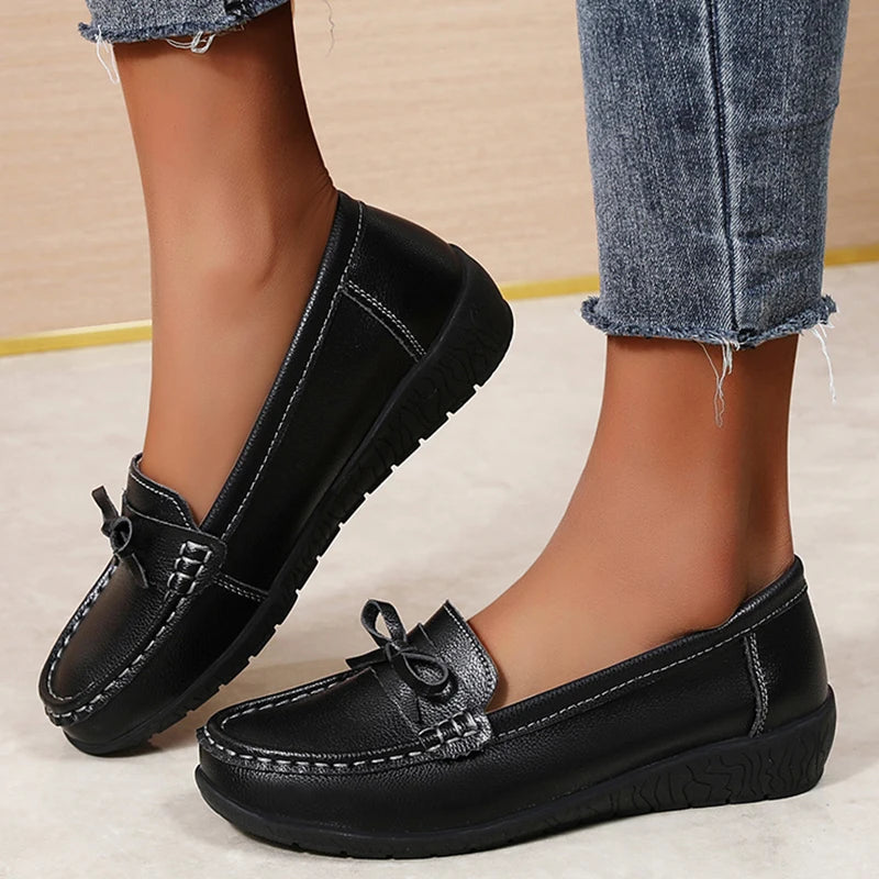 Bellara Leather Slip-On Orthopedic Loafers