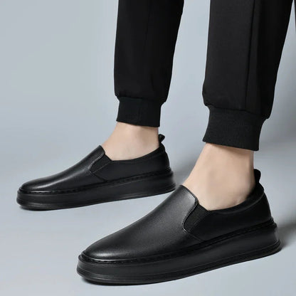 Men's Genuine Leather Slip-On Loafers