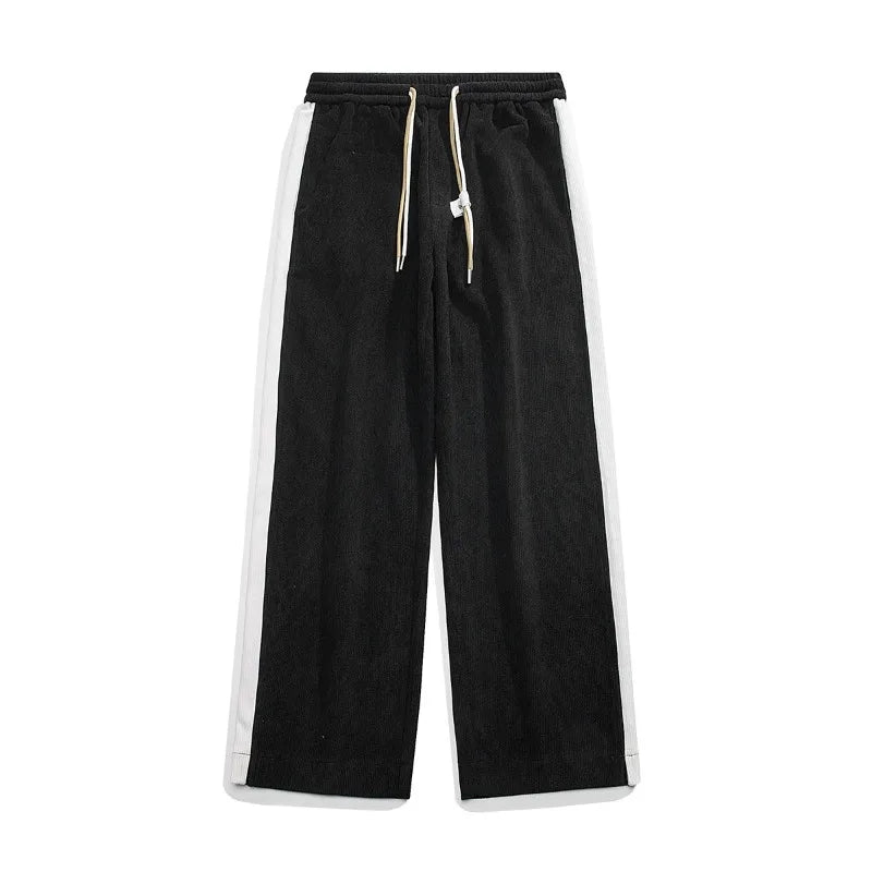 Breslin Wide-Leg Drawstring Sweatpants