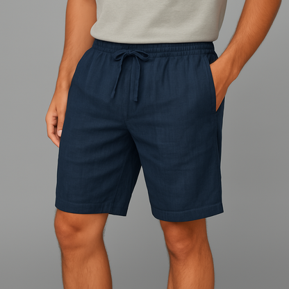 Men's Linen Drawstring Shorts