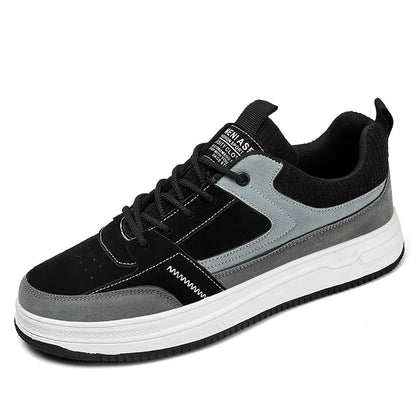 Men's Patchwork Low-Top Sneakers