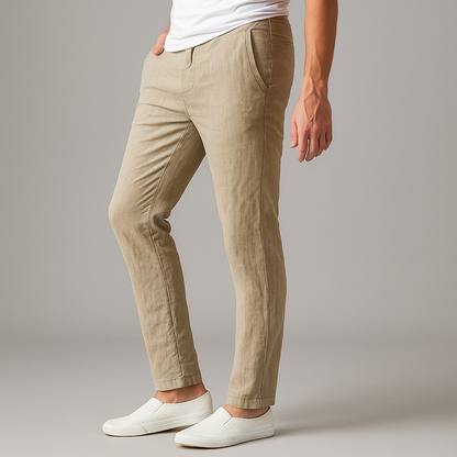 Men's Linen Drawstring Pants