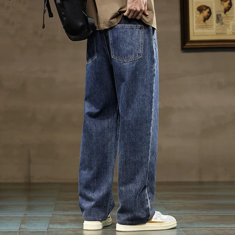 Harlow Drawstring Wide-Leg Denim Jeans