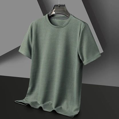 Men's Waffle Knit Crewneck T-Shirt
