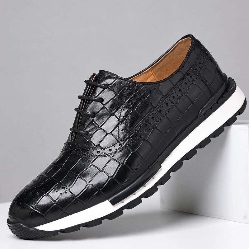 Men's Genuine Leather Orthopedic Dress Shoes