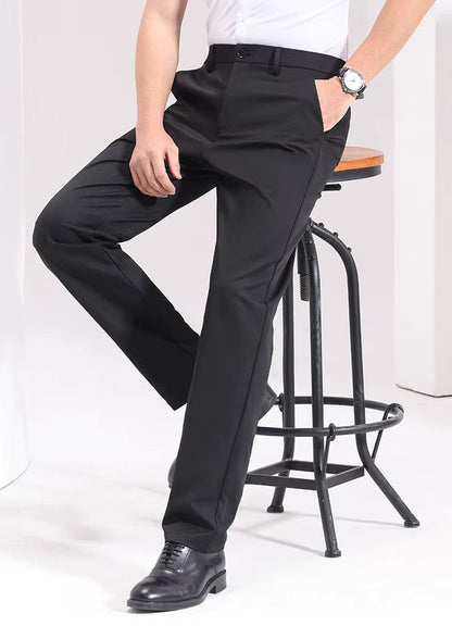 Montari Slim-Fit Cotton Trousers
