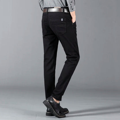 Men's Slim-Fit Cotton Dress Pants