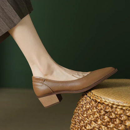 Women's Pointed-Toe Mid-Heel Pumps