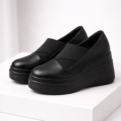 Women's Genuine Leather Orthopedic Platform Shoes