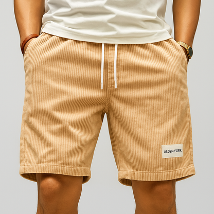 Men's Corduroy Drawstring Shorts