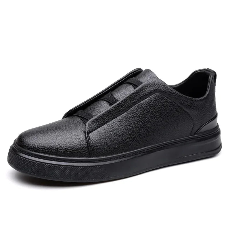 Men's Pebbled Leather Dress Shoes