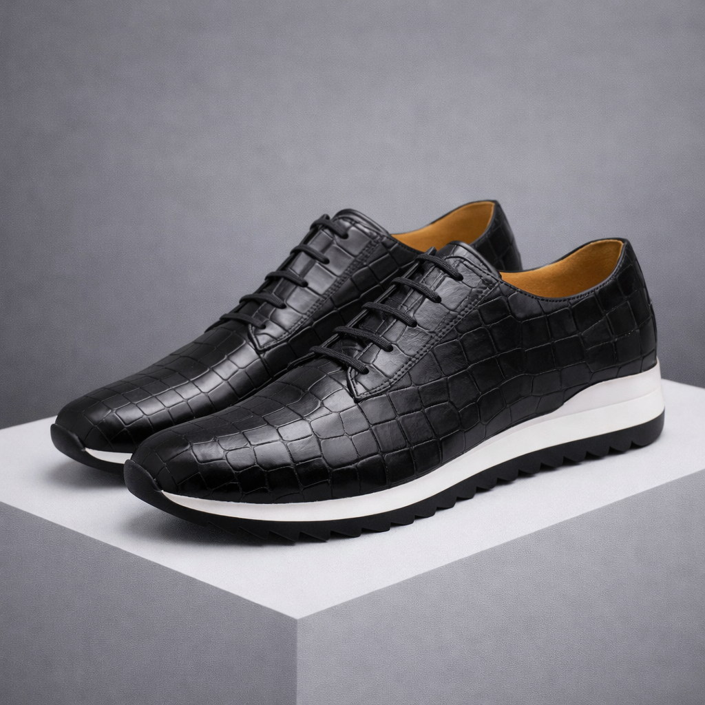 Men's Genuine Leather Orthopedic Dress Shoes