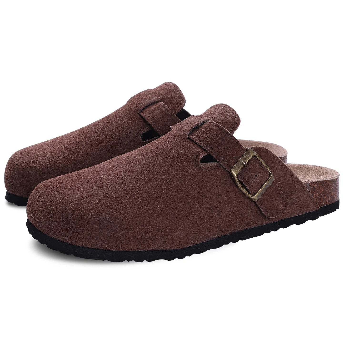Men's Suede Slip-On Clog Shoes