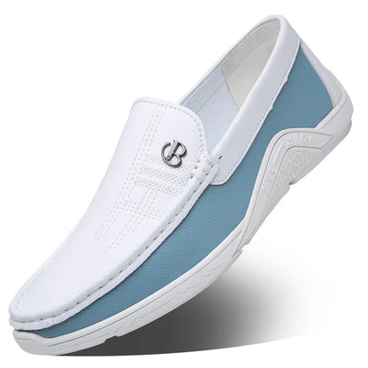 Men's Vegan Leather Slip-On Loafers