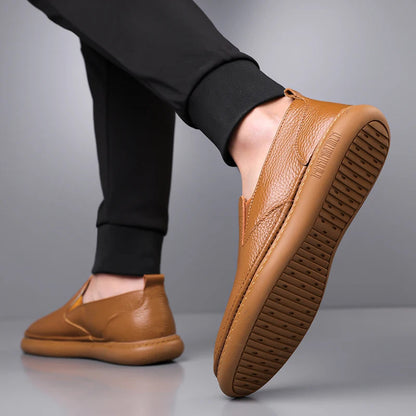 Men's Genuine Leather Orthopedic Slip-On Loafers