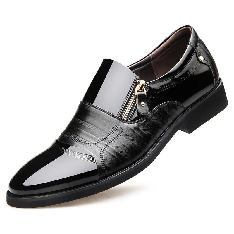 Women's Genuine Leather Side-Zip Orthopedic Shoes