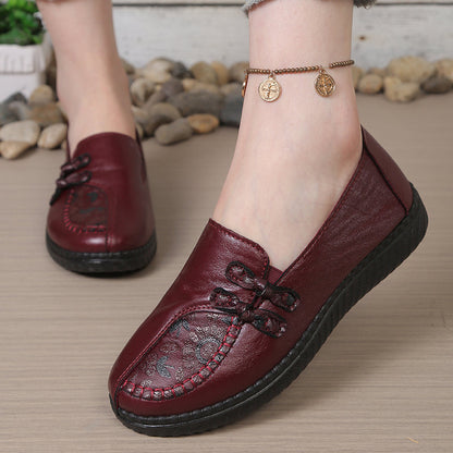 Women's Genuine Leather Orthopedic Slip-On Shoes