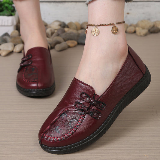 Women's Genuine Leather Orthopedic Slip-On Shoes