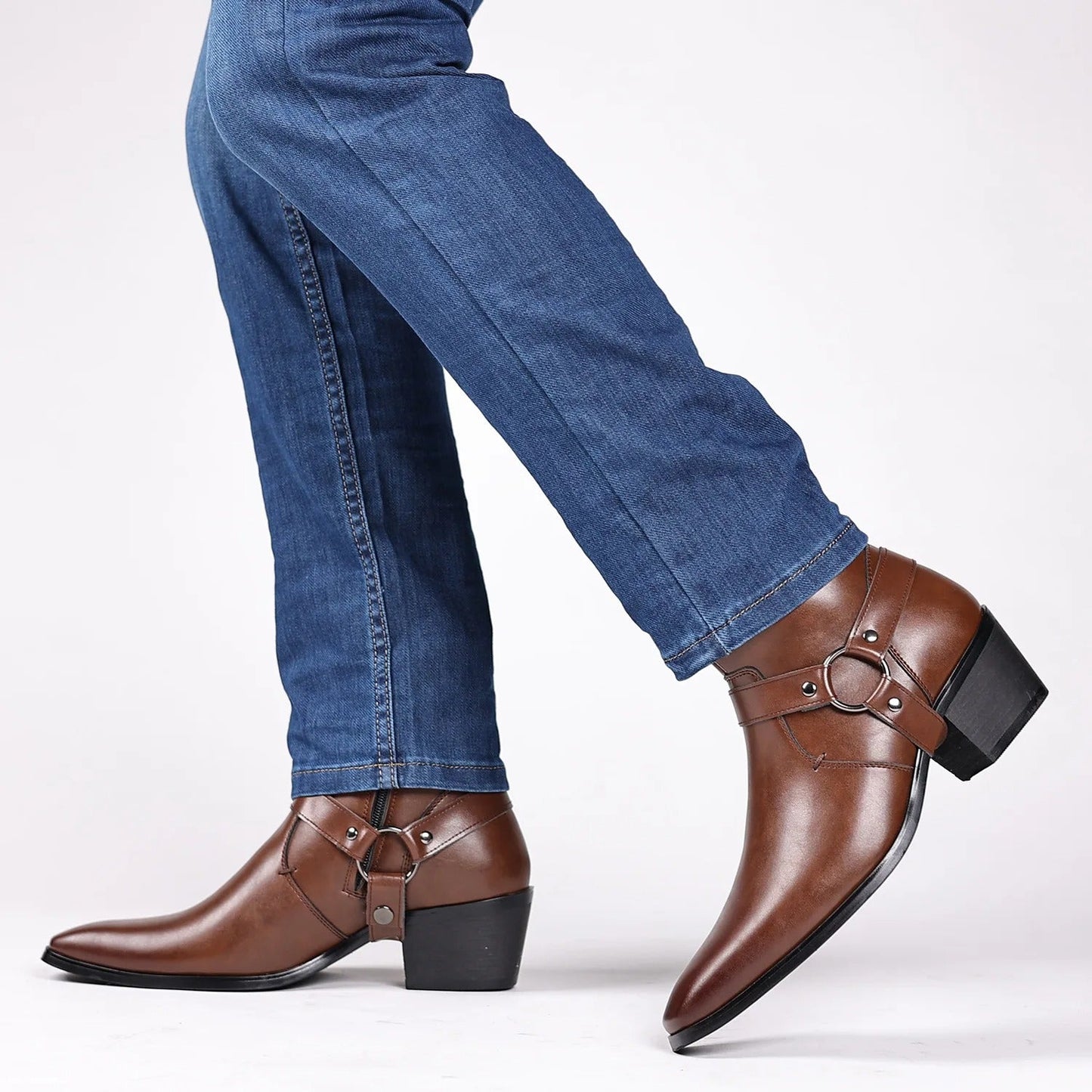 Tavero Orthopedic Leather Harness Boots