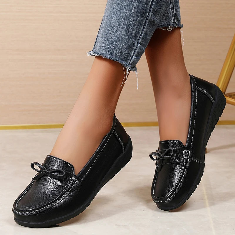 Bellara Leather Slip-On Orthopedic Loafers