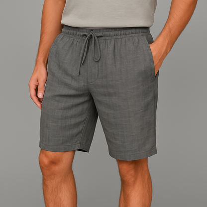 Men's Linen Drawstring Shorts