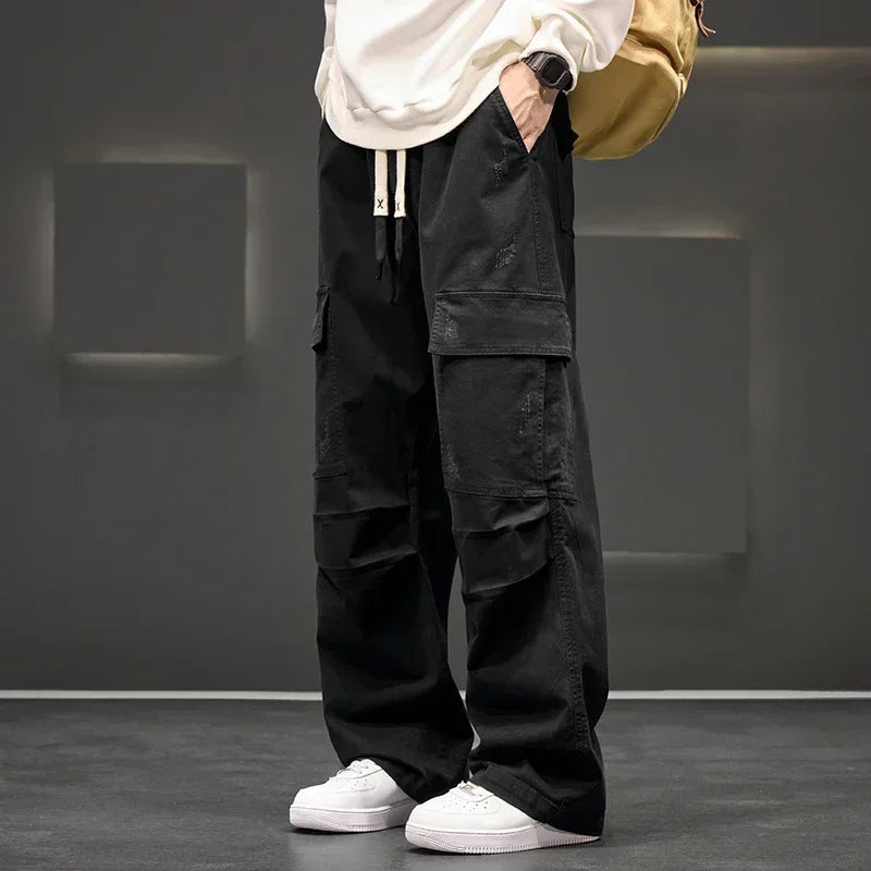 Harland Wide-Leg Cargo Pants