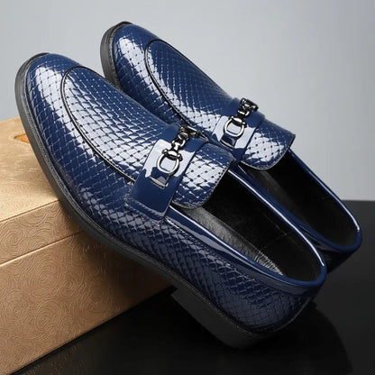 Men's Genuine Leather Slip-On Loafers
