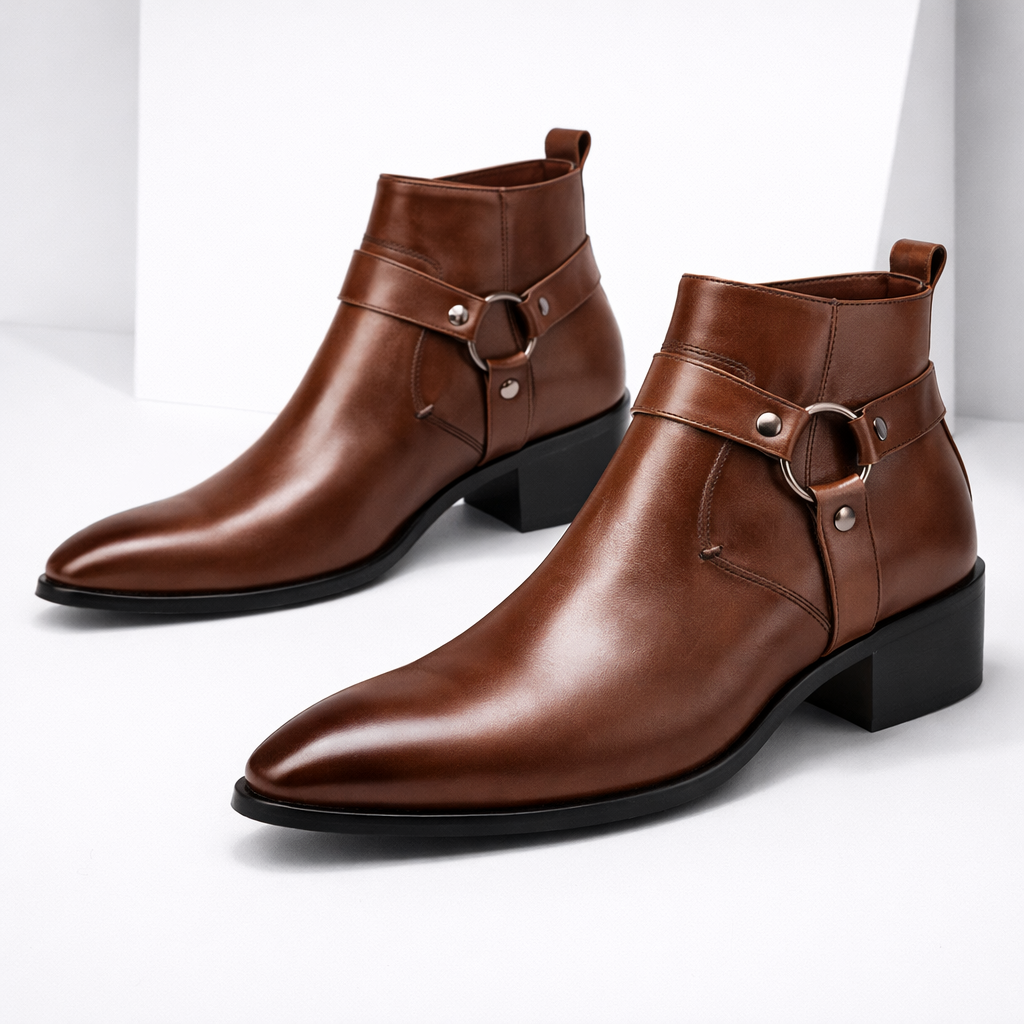 Tavero Orthopedic Leather Harness Boots