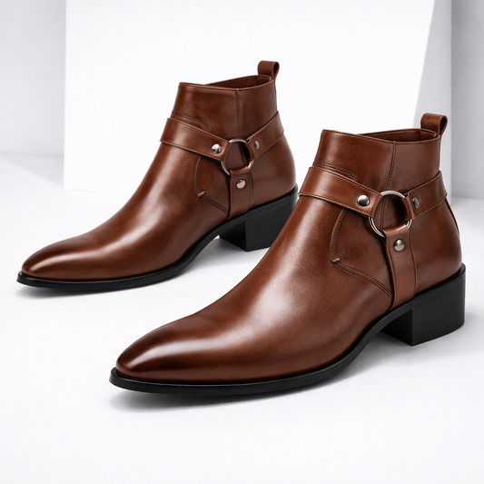Tavero Orthopedic Leather Harness Boots